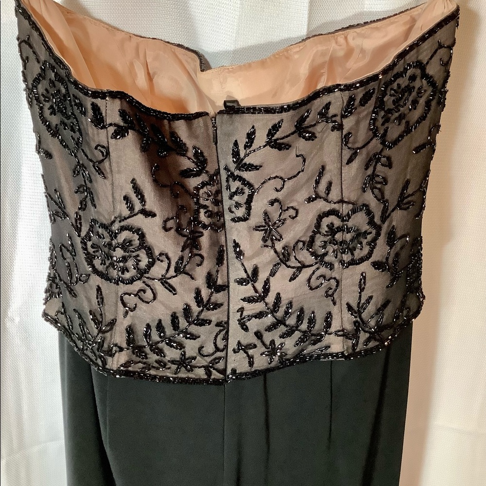 Montage by Mon Cheri Black Beaded Evening Gown - Picture 6 of 13